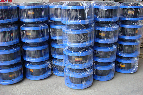 鞏義鑫利向城口縣污水處理站供應(yīng)單球體限位橡膠接頭